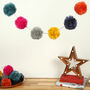 Pompom Garland Craft Kit Muted, thumbnail 1 of 3