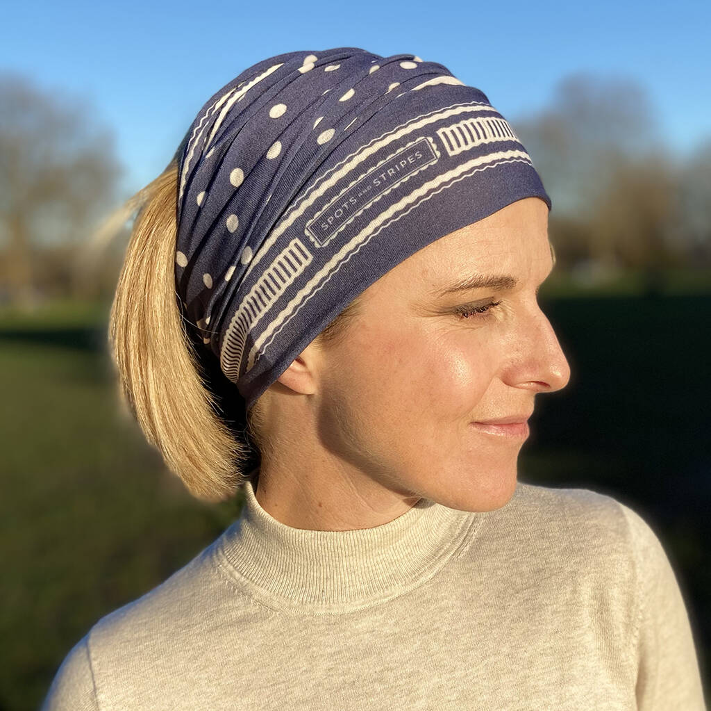 Personalised Soft Jersey Neck Tube Scarf By Spots and Stripes