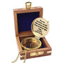Personalised 10th Tin Anniversary Compass Gift With Wooden Box, thumbnail 2 of 10