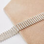 Swarovski Crystal Six Row Choker Necklace, thumbnail 4 of 4