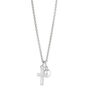 Baby's Sterling Christening Cross Necklace, thumbnail 3 of 6
