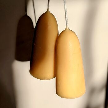 British Beeswax Candles, Short Stubby, 4 of 9