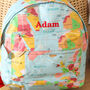Personalised Children's Map Backpack Gift For Travel, thumbnail 2 of 4