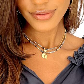 Denim Coloured Bracelet And Necklace Bundle Sets, 3 of 5