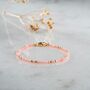 Natural Pink Coral Bracelet, thumbnail 6 of 7