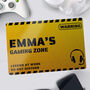 Personalised Gaming Zone Sign, thumbnail 2 of 2