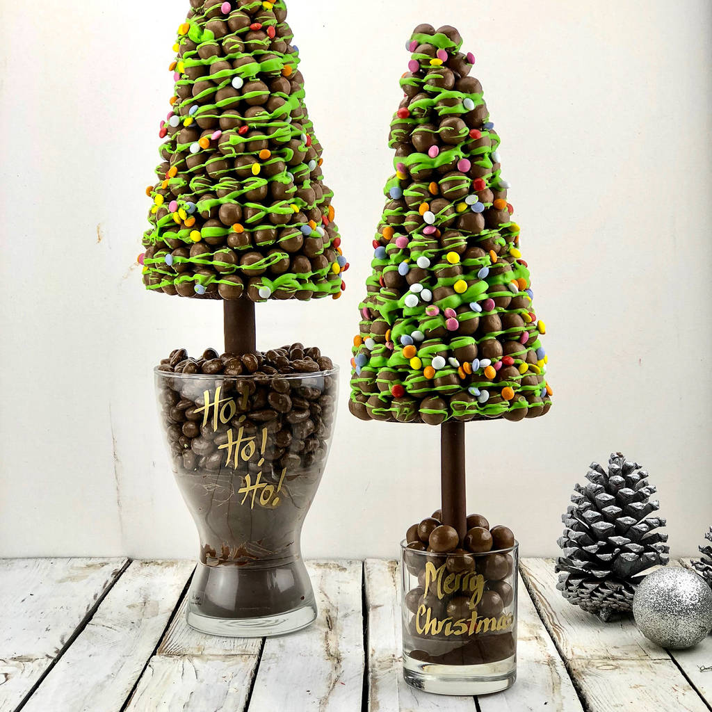 Malteser Christmas Tree Green Drizzle And Fairy Lights By Sweet Trees
