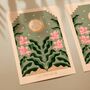 Lunefleur Green, Bohemian Moon Floral Print Poster, thumbnail 3 of 4