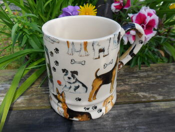 Tankard Mug In Dogs And Puppies Design, 3 of 8