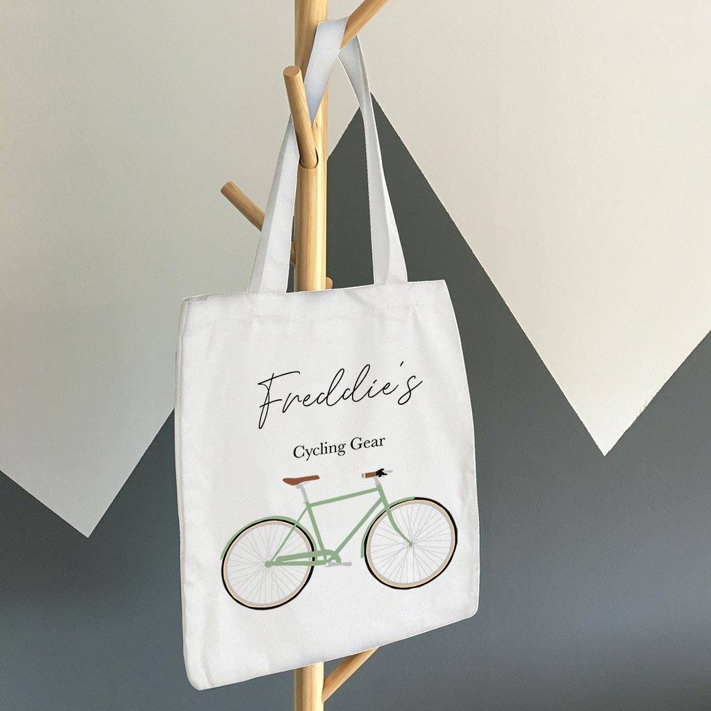 cycling tote bag