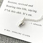 “F*Ck This Shit” Necklace In Sterling Silver, thumbnail 1 of 9