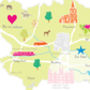 Personalised Berkshire Map: Add Favourite Places, thumbnail 2 of 4