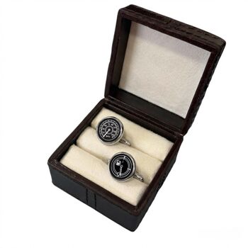 Personalised Car Speedo And Fuel Gauge Cufflinks For Father's Day, 6 of 11