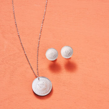 Surya Necklace And Studs Set, 2 of 4