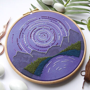 Star Timelapse Embroidery Kit, 4 of 6