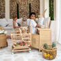 Handmade Rattan Play Kitchen | Haven By Collectiviste, thumbnail 4 of 5