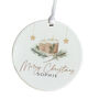 Personalised Merry Christmas Ceramic Ornament Gift, thumbnail 2 of 6