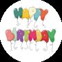 Happy Birthday Balloons Lollipop, thumbnail 2 of 4