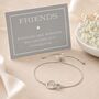 Friendship Links Drawstring Bracelet, thumbnail 4 of 7