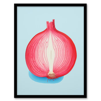 Just Add Red Onions Ii Bright Kitchen Wall Art Print, 5 of 6
