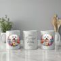 Personalised Maltese Summer Floral Dog Wreath Cushion And Mug Gift Bundle, thumbnail 3 of 4