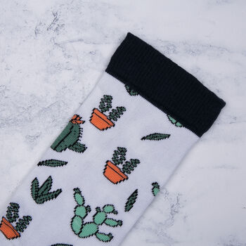 Men's Ethical Cactus Socks, 4 of 5