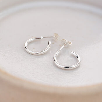 Sterling Silver Mini Everyday Hoops, 3 of 5