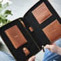 Personalised Leather iPad Travel Organiser, thumbnail 3 of 12