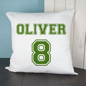 Personalised Football Shirt Cushion Cover, 4 of 8