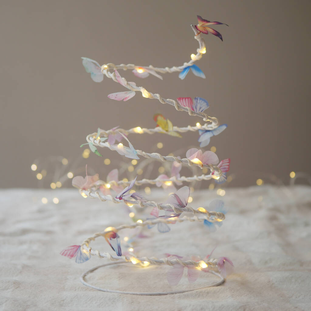 Butterfly Spiral Light Nature Inspired Lighting, 1 of 10