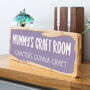 Personalised Hobby Room Sign, thumbnail 3 of 7