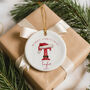 Personalised Santa Letter Name Christmas Ornament, thumbnail 1 of 8