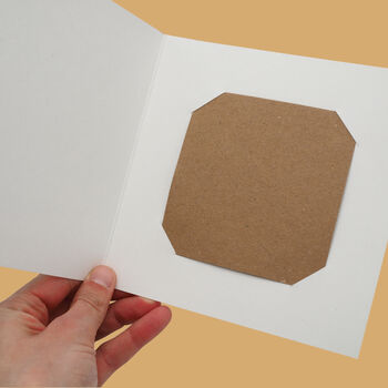 Reusable Handmade Greetings Cards Square Blank Inside Or Optional Handwritten Message, 3 of 11