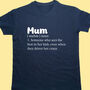 Personalised Mother Noun T Shirt, thumbnail 2 of 5