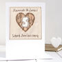 Personalised 5th Wood Wedding Anniversary Card, thumbnail 1 of 6