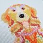 Mandala Dog Cross Stitch Kit, thumbnail 4 of 9
