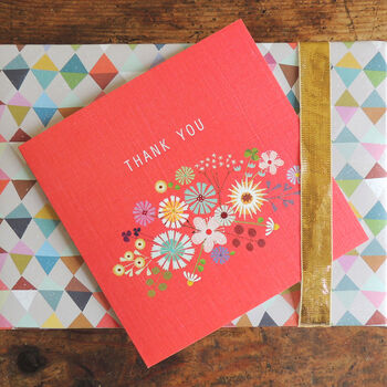Flower Thank You Card, 4 of 5