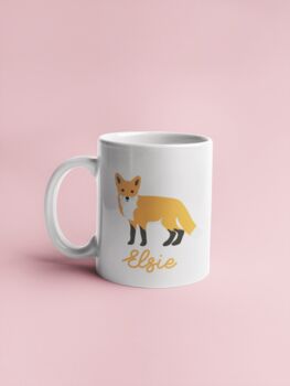 Fox Mug, Personalised Fox Mug, 4 of 4