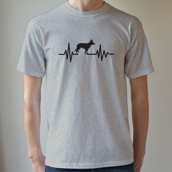 Personalised Specific Breed Dog Heartbeat T Shirt, 4 of 11