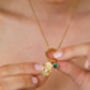 Gold Plated Good Fortune Charm Pendant Necklace, thumbnail 1 of 10
