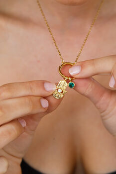 Gold Plated Good Fortune Charm Pendant Necklace, 3 of 10