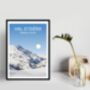 Val D'isere French Ski Resort Art Print, thumbnail 3 of 3