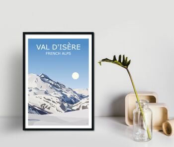 Val D'isere French Ski Resort Art Print, 3 of 3