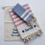 Personalised Towel Set, Cotton Anniversary Gift, thumbnail 2 of 12
