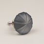 G Decor Umbrella Diamond Stylish Matt Glass Knobs, thumbnail 2 of 12