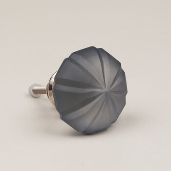 G Decor Umbrella Diamond Stylish Matt Glass Knobs, 2 of 12