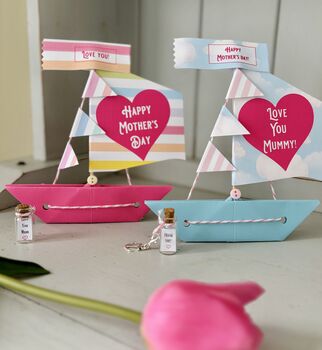 Personalised Mother's Day Sail Boat Card, 5 of 7