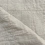Everly Linen Quilted Throw Pale Pink, thumbnail 7 of 8