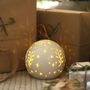 Ceramic LED Celestial Ball Light, thumbnail 1 of 5
