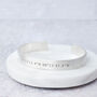 Personalised Solid Silver Coordinate Bangle, thumbnail 1 of 5